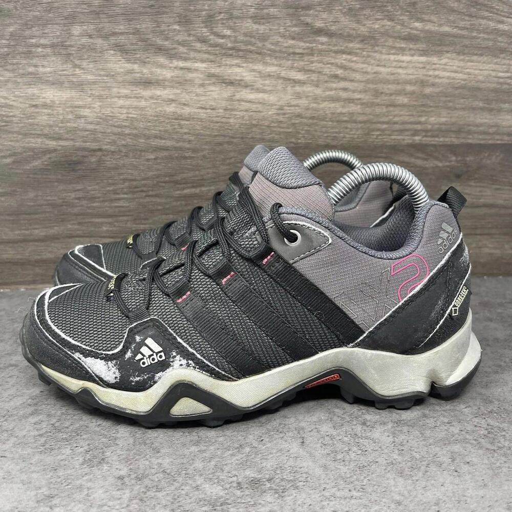 Adidas AX2 Gore Tex Shoes Womens Size 6 Outdoor Trail Walking Black Sneakers